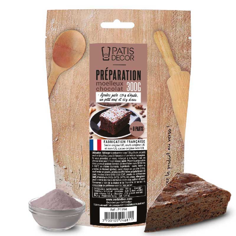Préparation moelleux au chocolat Patisdécor 250 g