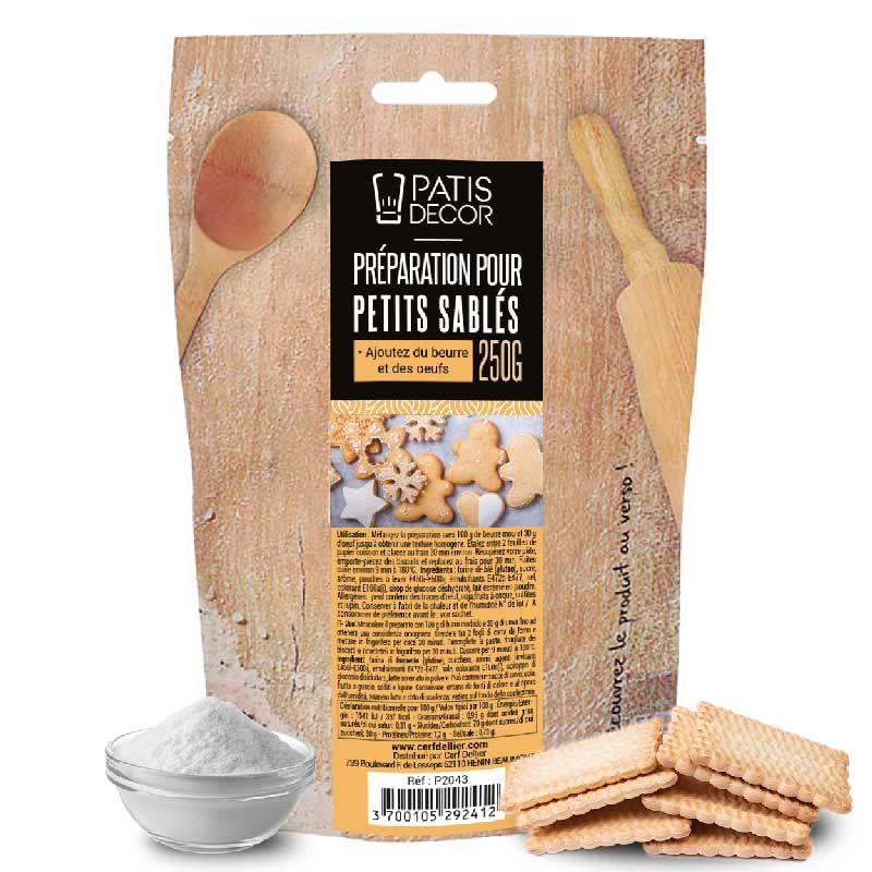 Préparation pour petits sablés Patisdécor 250 g