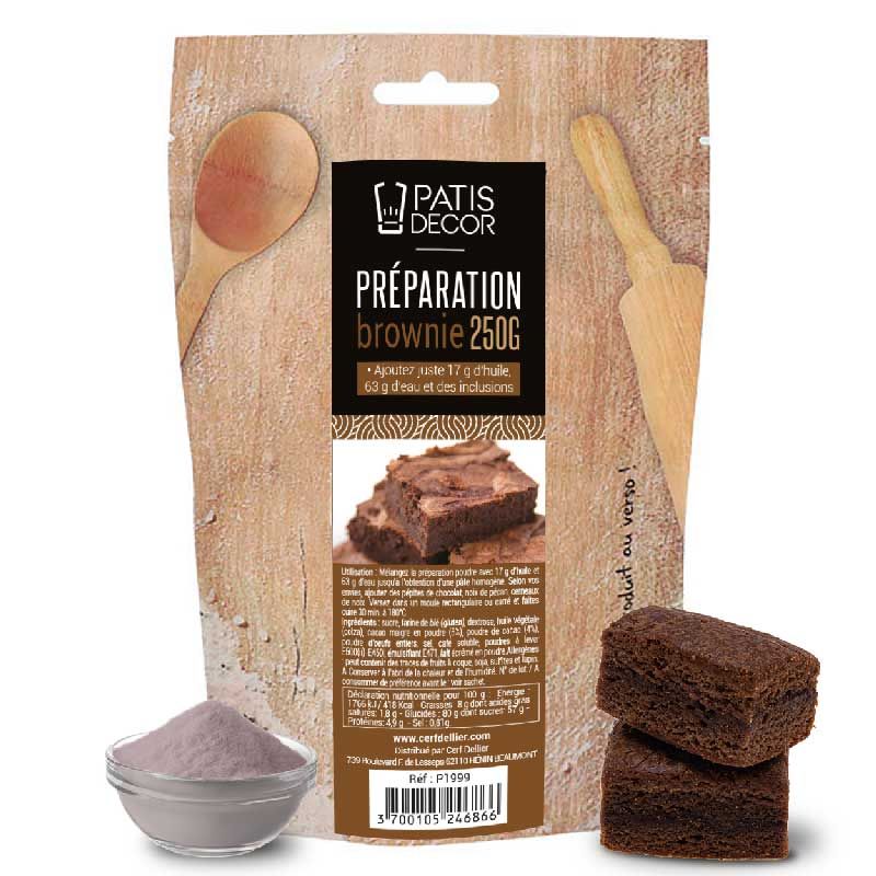 Préparation brownie Patisdécor 250 g