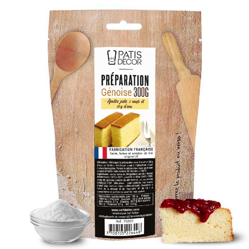 J'ai testé pour vous. Le kit pour bûche Scrapcooking et la préparation  génoise de Patisdecor - Les secrets de mes délices