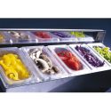 Bac de stockage Condibox avec 5 bacs GN 1/9 cristal Bac de stockage Condibox avec 5 bacs GN 1/9 cristal