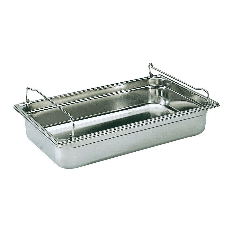 Bac gastronorme plein avec anses panier GN 1/1