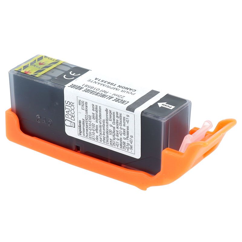 Grande cartouche d'encre alimentaire noire pour imprimante TS6351