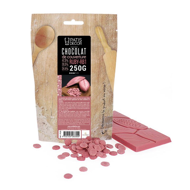 Chocolat rose Ruby 2,5 kg - Meilleur du Chef