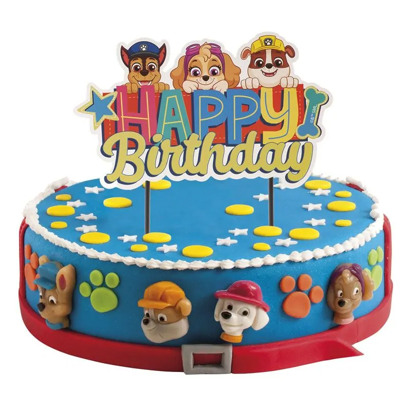 Cake topper papier Pat Patrouille