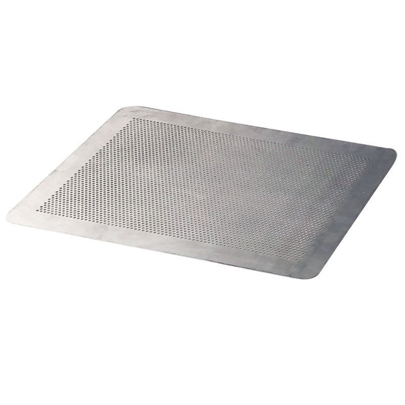 Plaque patisserie plate perforée aluminium 40 x 30 cm