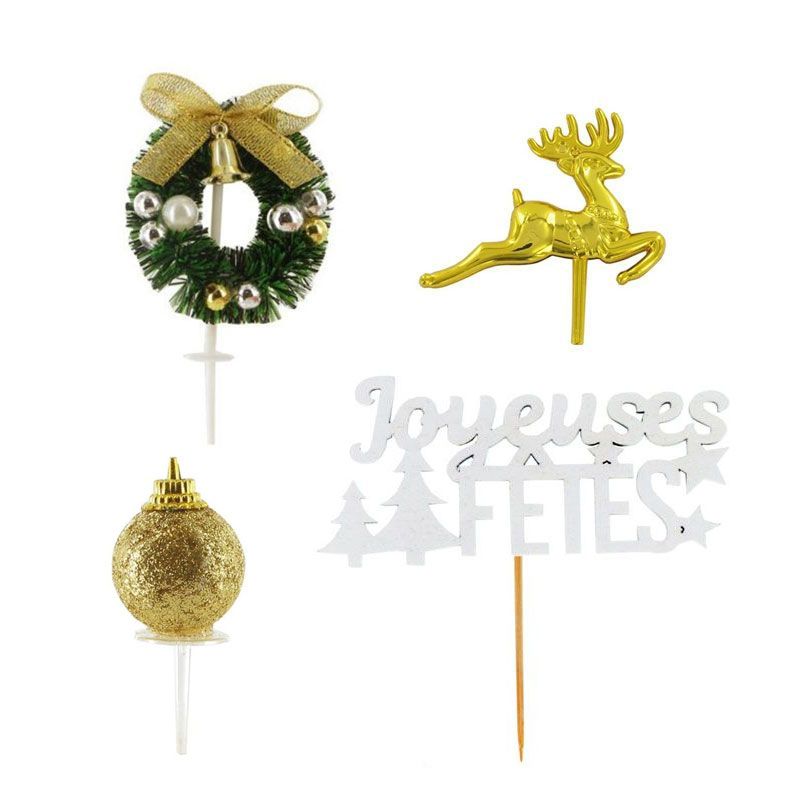 Kit décor Noël doré