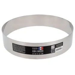 Gobel Cercle à Vacherin Inox 22 Cm - Moule Professionnel Pour Pâtisserie Et Entremets