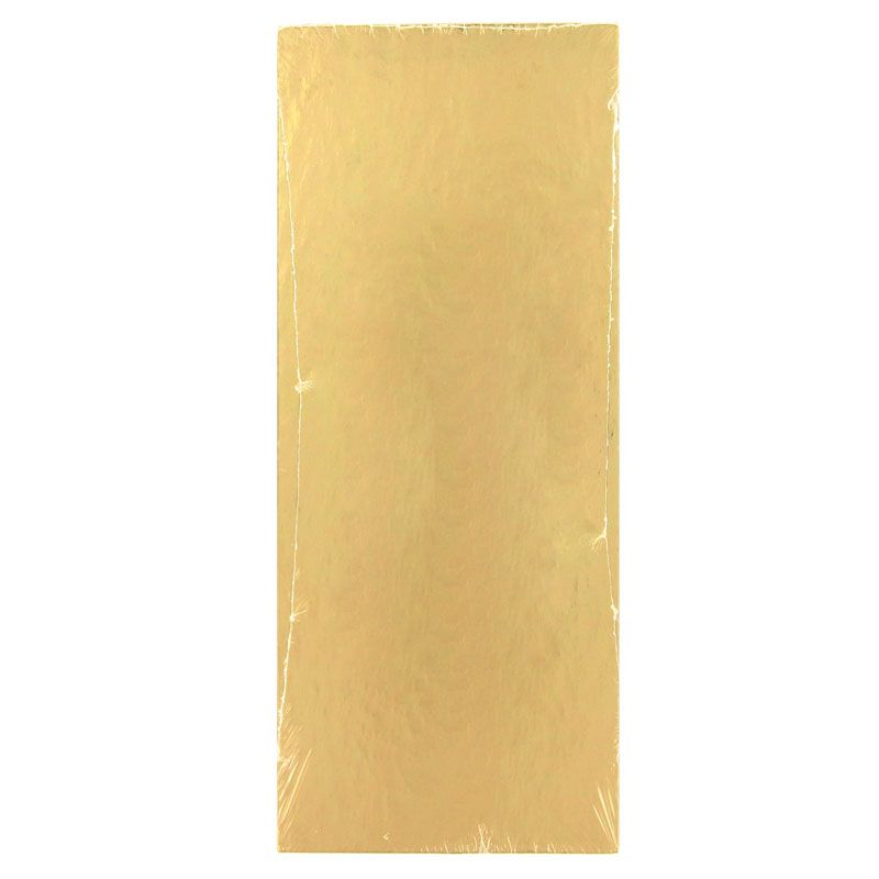 Semelle à bûche carton or 35 cm (x5)