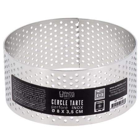 Chevalier diffusion - cercle a patisserie inox reglable 18 a 30 cm