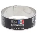 Cercle à entremets inox H 3,5 cm Ø 10 cm Patisdécor