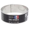 Cercle à entremets inox H 3,5 cm Ø 10 cm Patisdécor