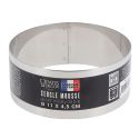 Cercle à mousse inox H 4,5 cm Ø 11 cm Patisdécor