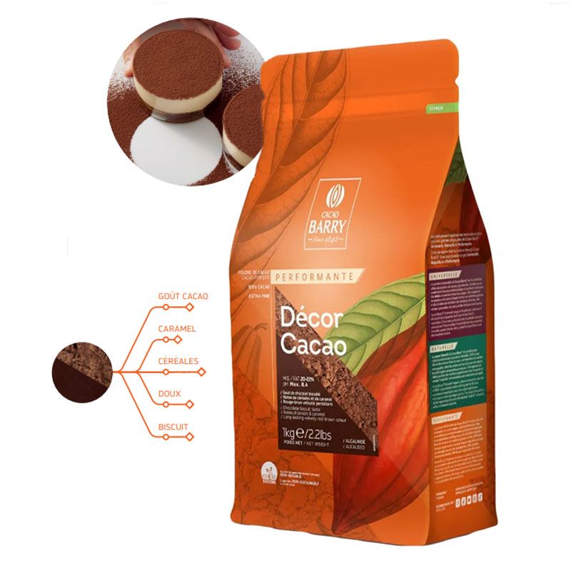 Poudre de cacao Décor Cacao Performante Barry 1 kg