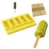 Moule à esquimaux silicone Bubbles + 50 bâtons