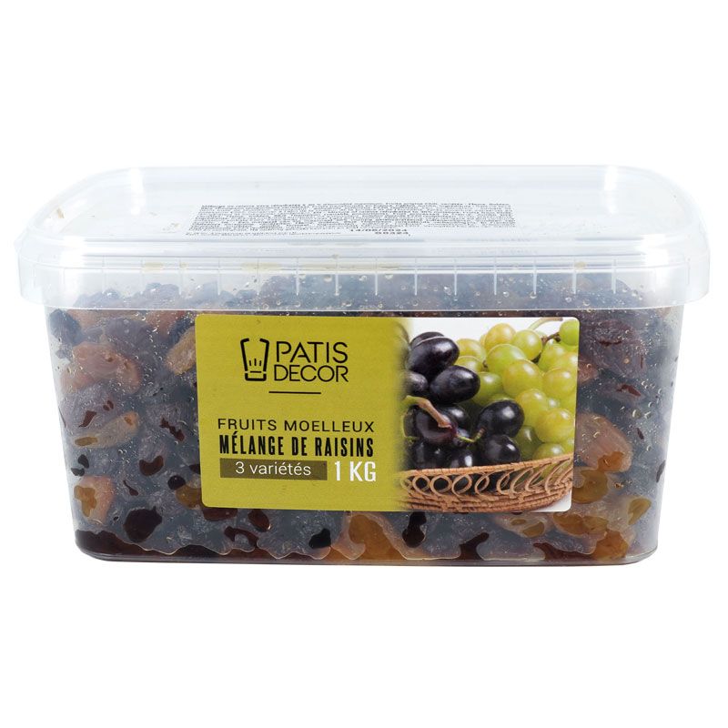 Mélange de raisins 3 variétés Patisdécor 1 kg