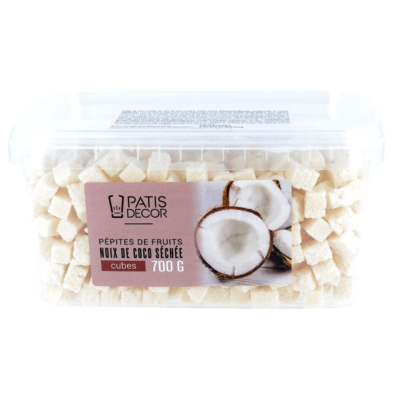 Cubes de noix de coco séchée Patisdécor 700 g