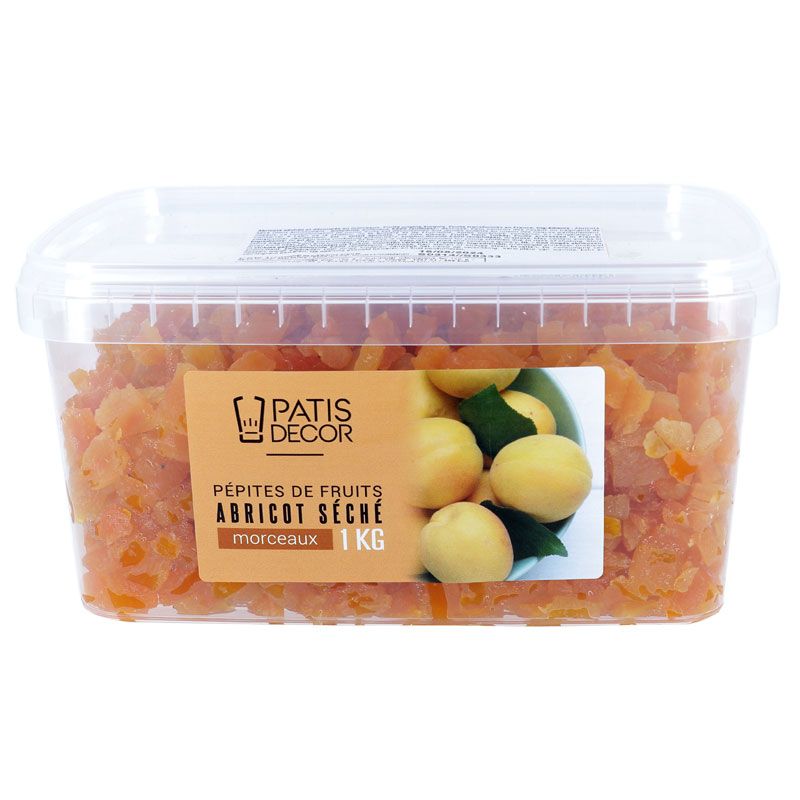 Pépites d'abricots séchés Patisdécor 1 kg