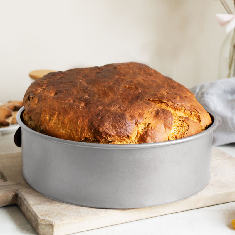 Moule à gâteau rond amovible en acier inoxydable — Area Gourmet