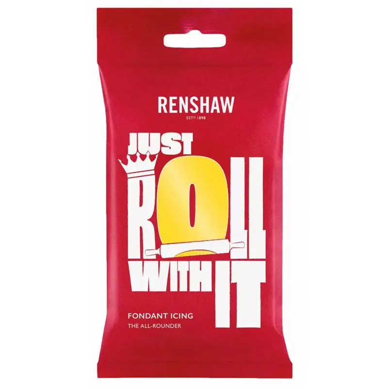 Pâte à sucre jaune Renshaw 250 g