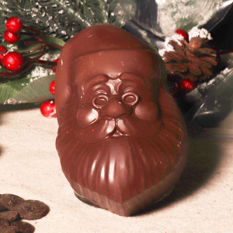 Moule chocolat en 3 parties Visage du père Noël Patisdécor