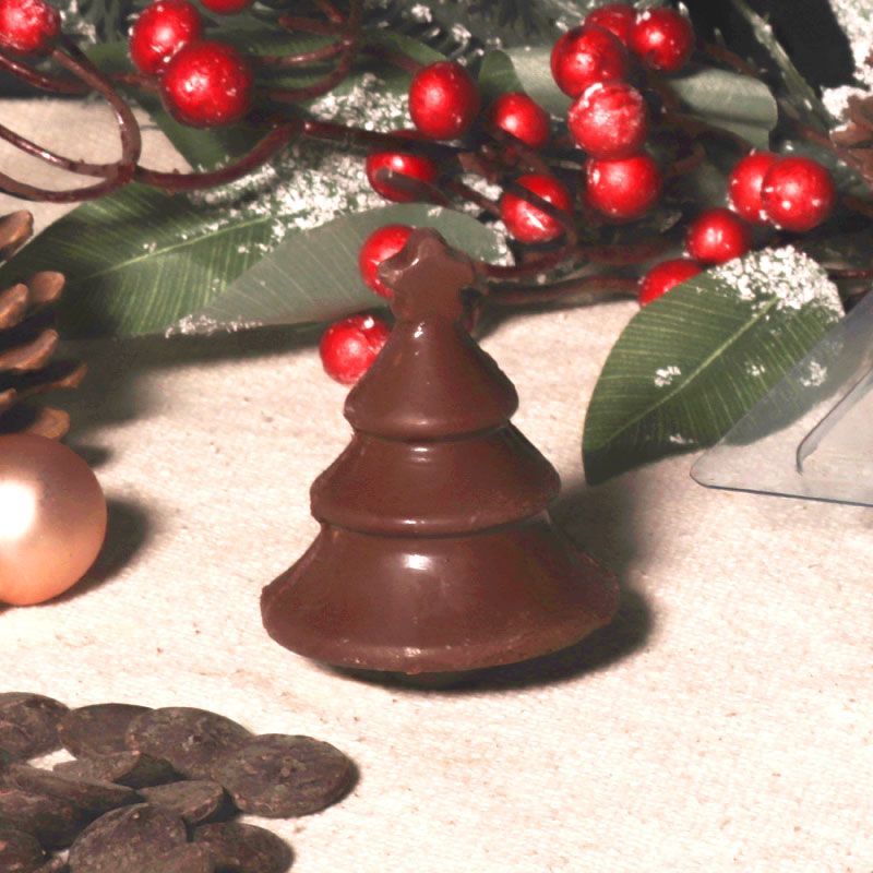Moule chocolat en 3 parties Sapin de Noël Patisdécor