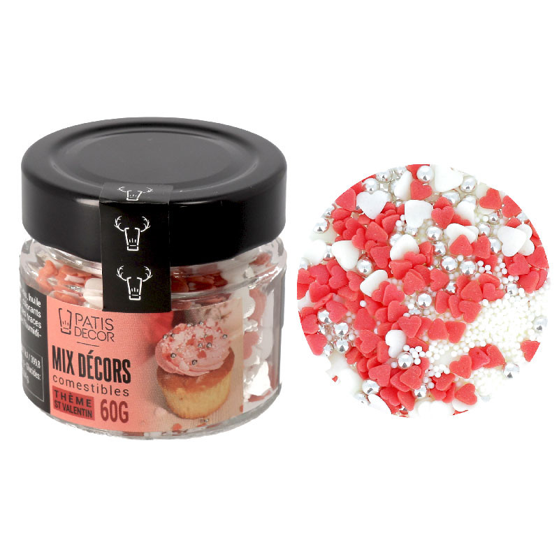 Vermicelles, confettis et sprinkles pour déco de gâteau de Noël