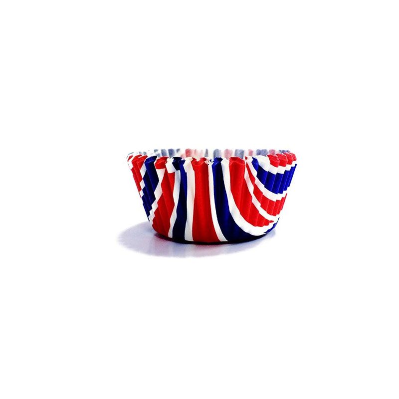 Caissettes cupcake Drapeau anglais (x60)