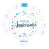 Décors comestibles en azyme assortis thème anniversaire n°5