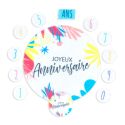 Décors comestibles en azyme assortis thème anniversaire n°6