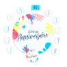 Décors comestibles en azyme assortis thème anniversaire n°6