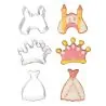 Emporte-pièce Princesse assortis Patisdécor (x3)