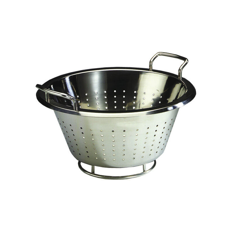 Passoire inox conique à anses 36 cm