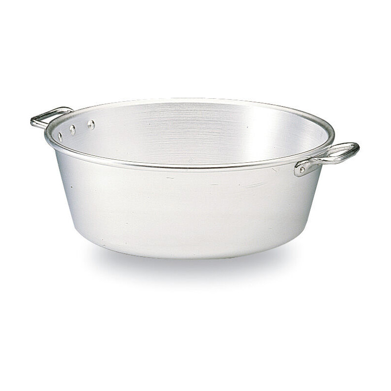 Bassine landaise aluminium à anses 40 cm