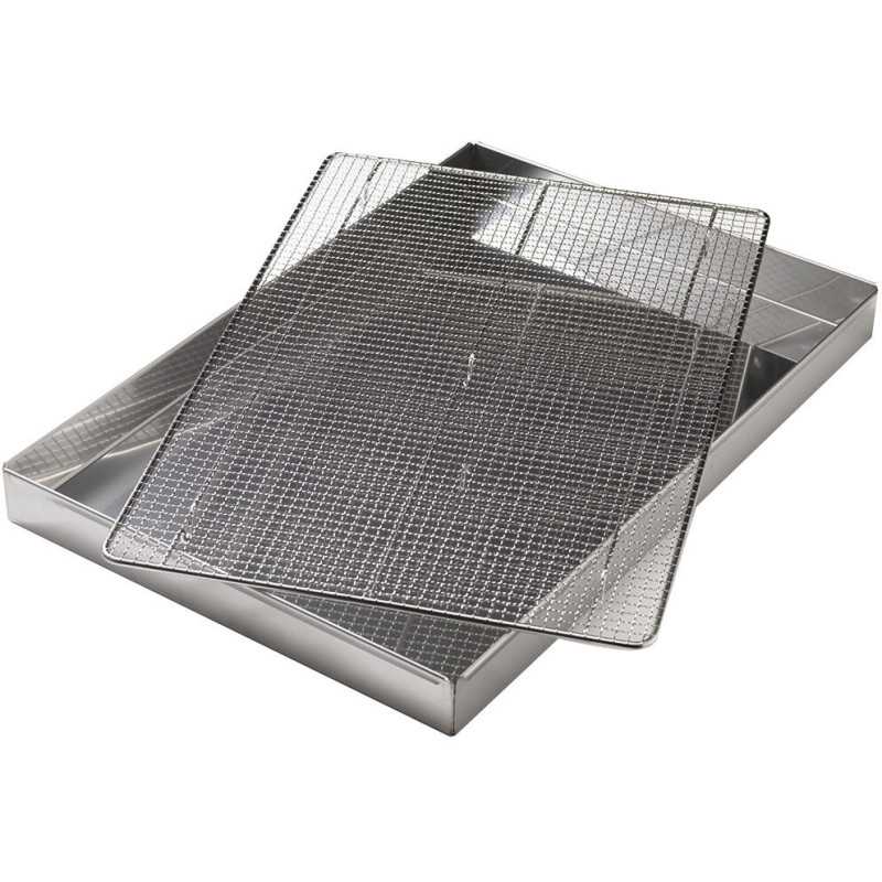 Caisse/Moule à génoise Rectangle inox 59x39 cm