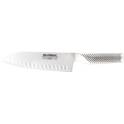 Couteau Santoku Global G80 lame alvéolée 18cm
