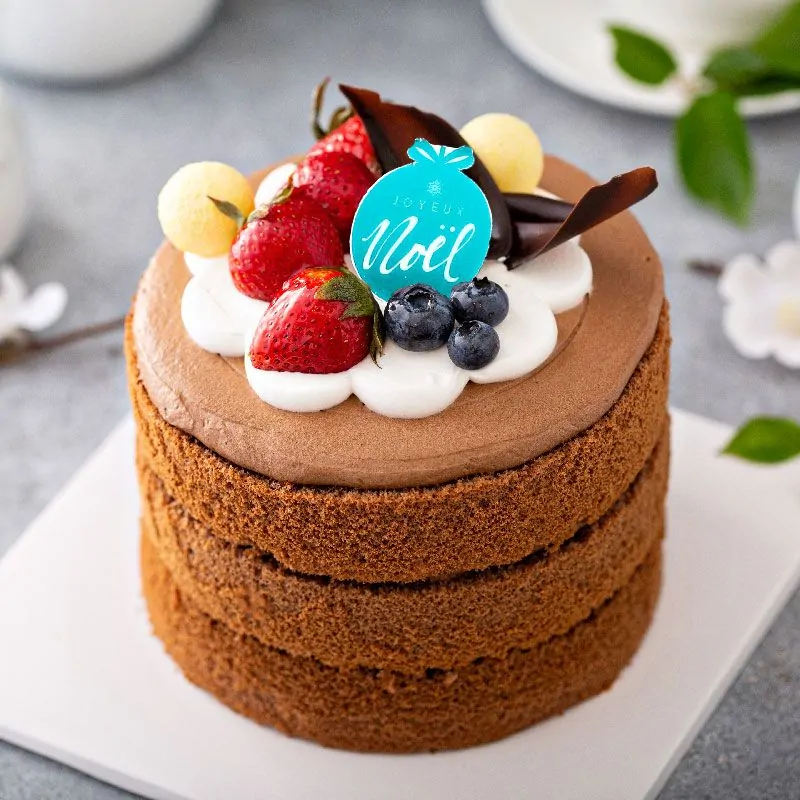 Décors comestibles en azyme assortis thème étoile de Noël