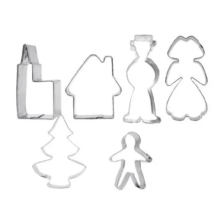 Emporte-pièce Village alsacien inox assortis (x6)