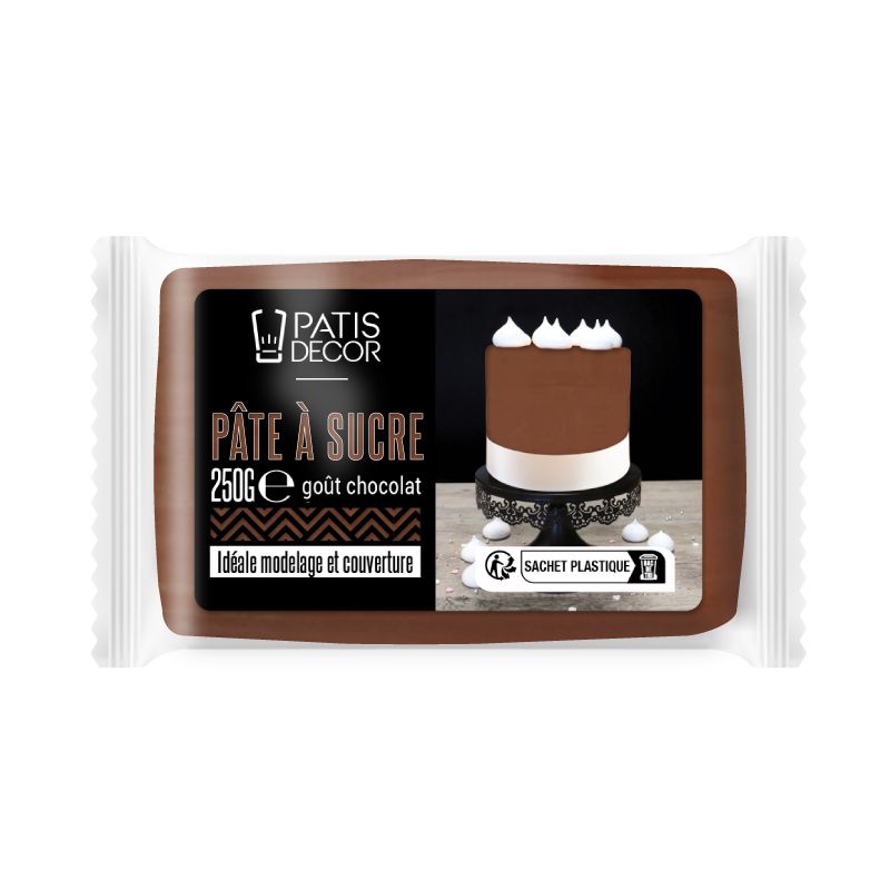 Pâte à sucre chocolat Patisdécor 250 g