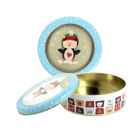 Boîte ronde à biscuits de...