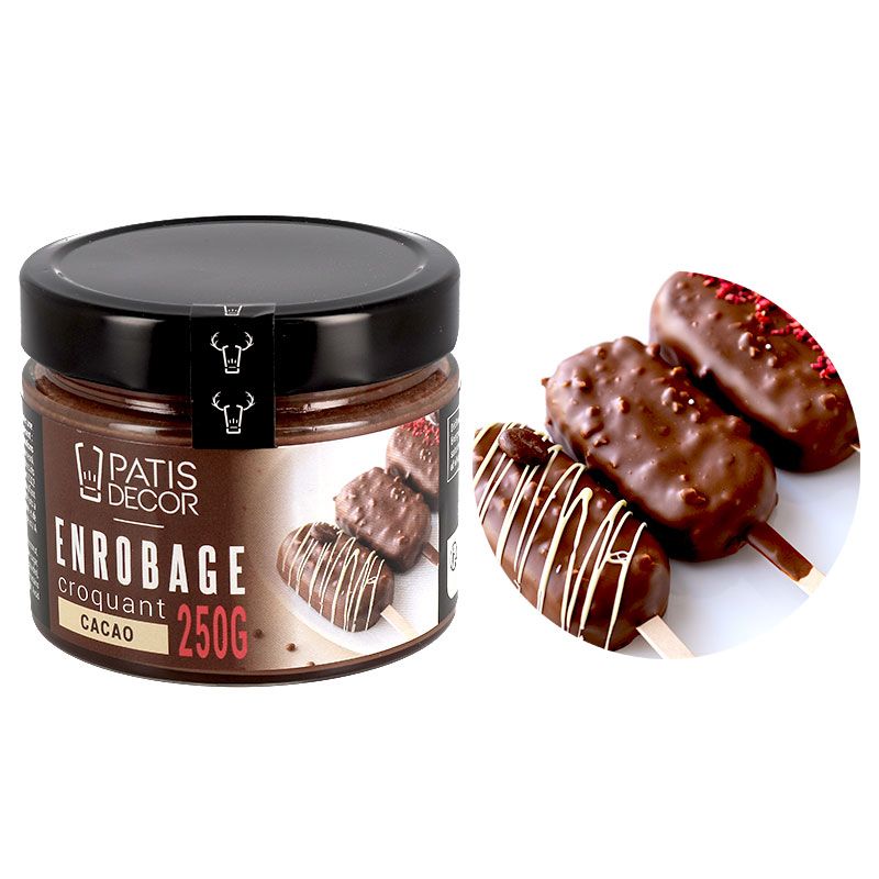 Enrobage croquant goût cacao - 250 g