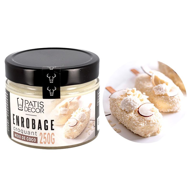 Enrobage croquant goût noix de coco - 250 g