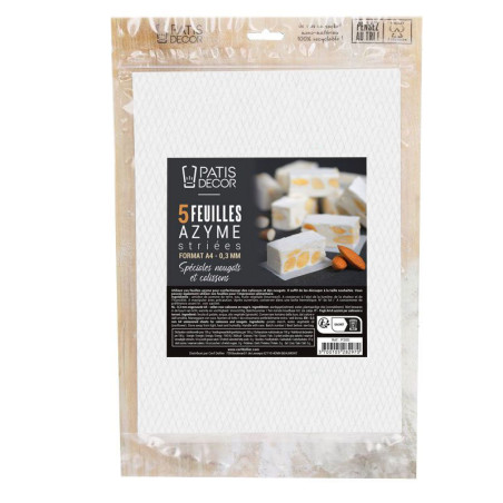 Recette hostie ou papier azyme : 1kg de farine et 60 cl d'eau