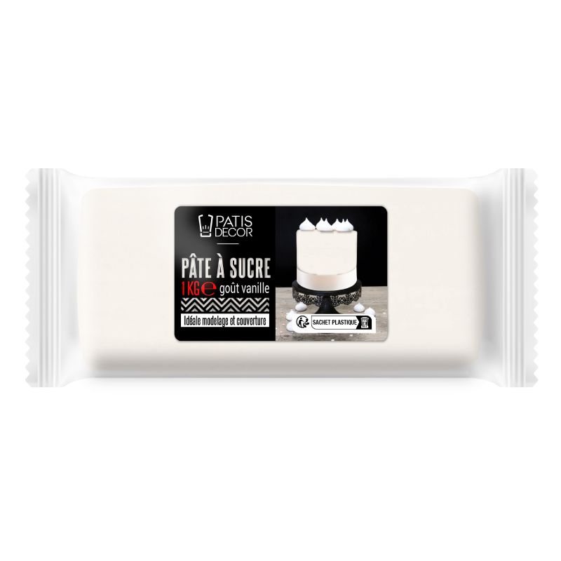 Pate a sucre blanche premium 1 kg - Patisdécor Professionnel