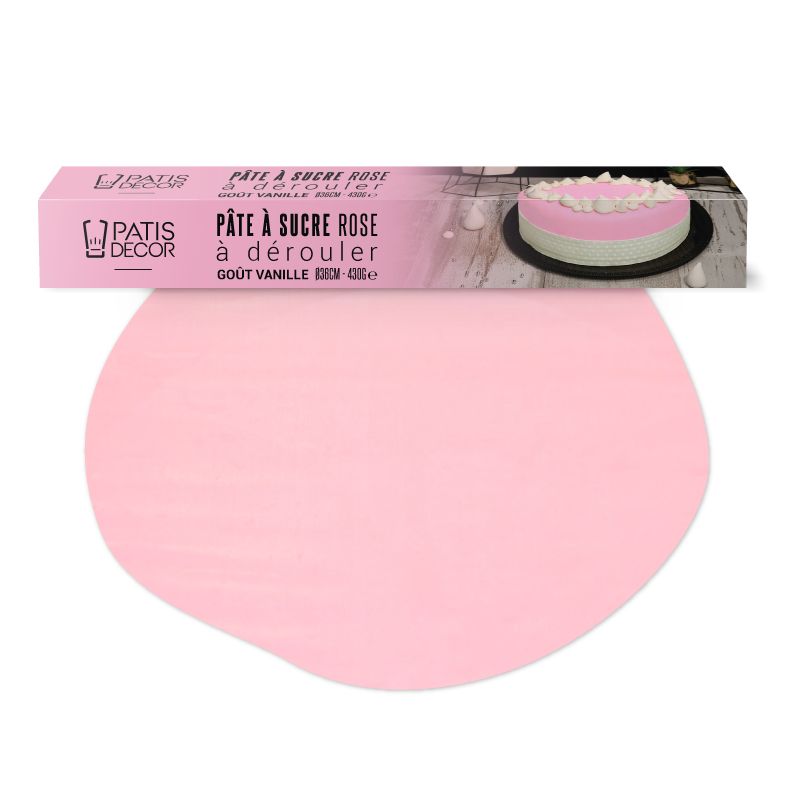 Pâte à sucre rose 250g