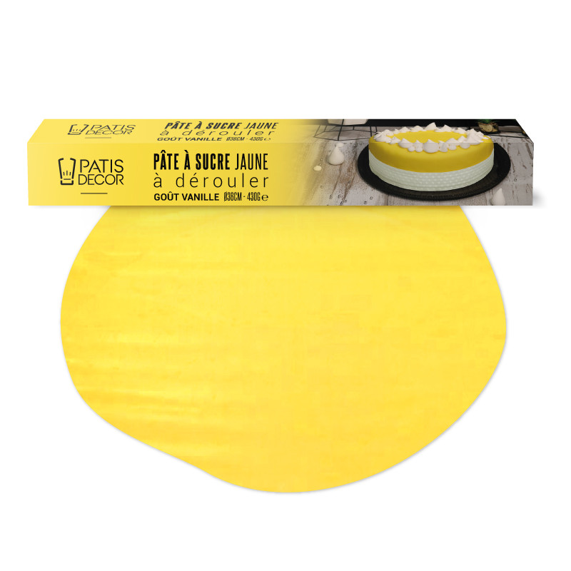 POP - PÂTE A SUCRE JAUNE 250GR - Bracconi