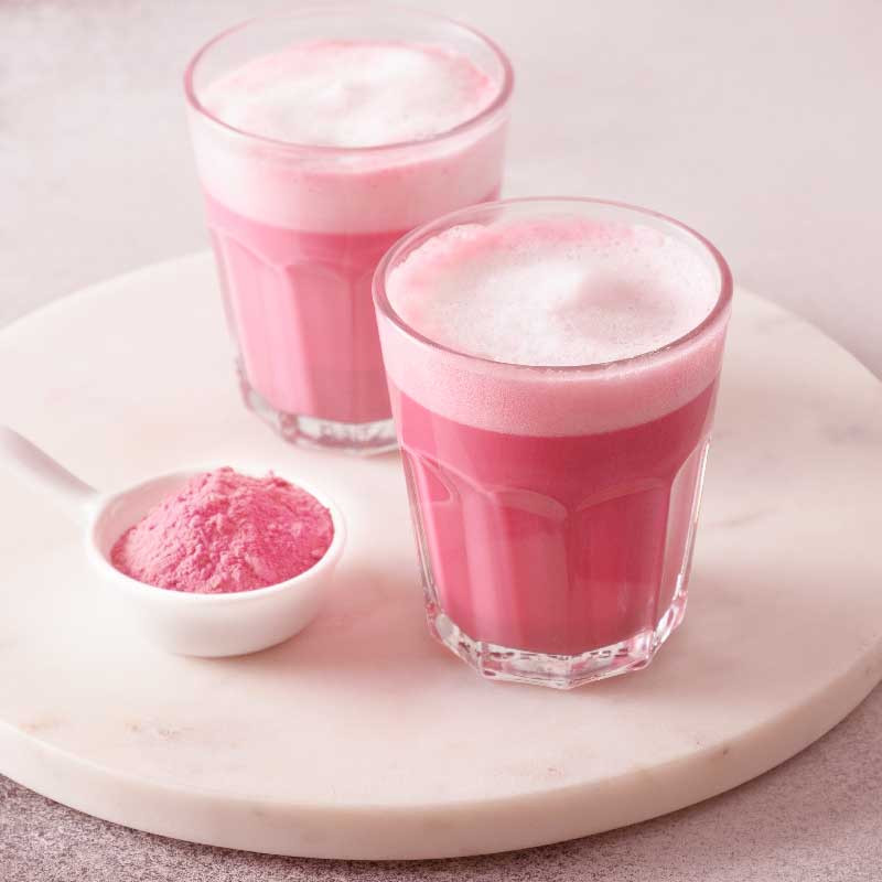 Préparation instantanée pour boisson Chaï Latte saveur framboise - 300 g