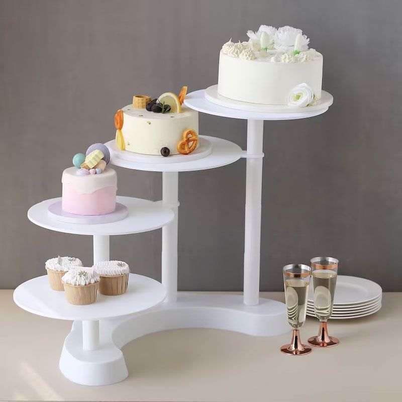 Présentoir blanc pour cake design