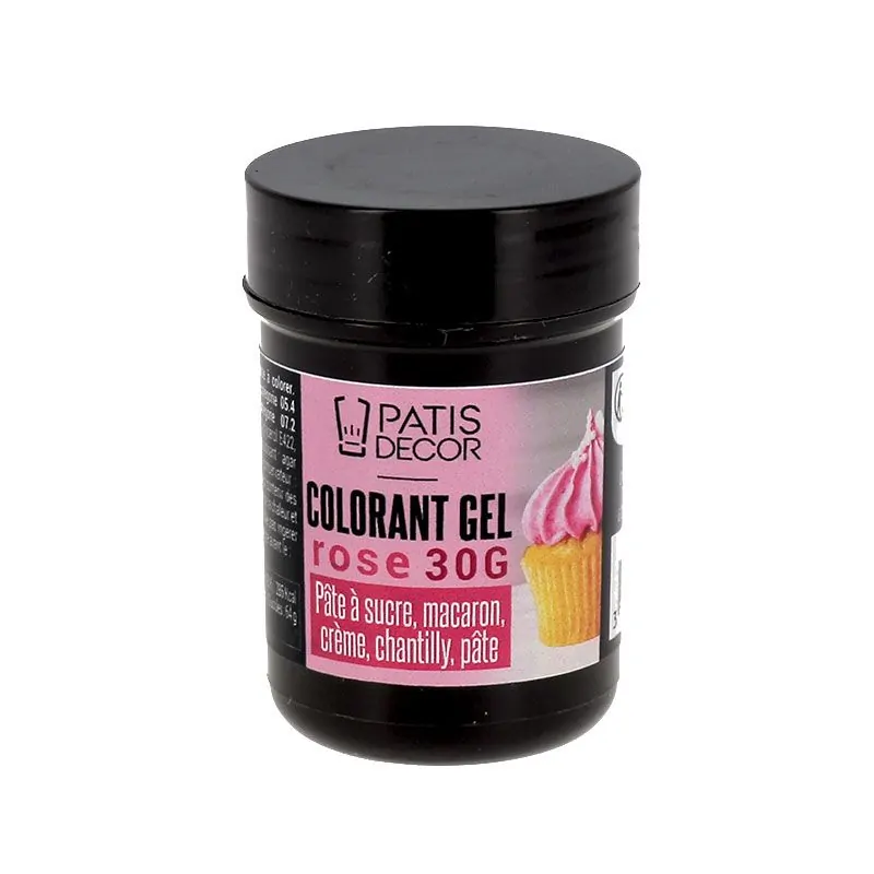 Colorant gel rose Patisdécor
