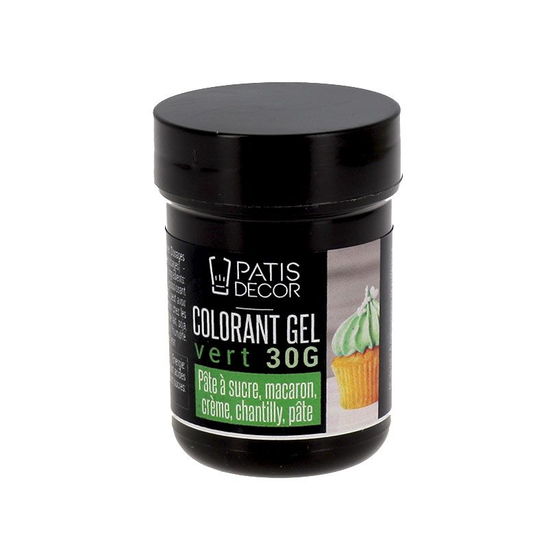 Gel Colorant Alimentaire Vert Clair 20g + Stylo Glaçage Noir : :  Épicerie et Cuisine gastronomique
